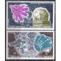 1979  French Antarctic Territory  M128-129  Satellite -Argos